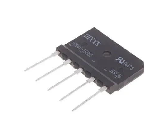 63-7365-23　IXYS GUO40-16NO1, 3-phase Bridge Rectifier, 70A 1700V, 5-Pin GUFP　GUO40-16NO1