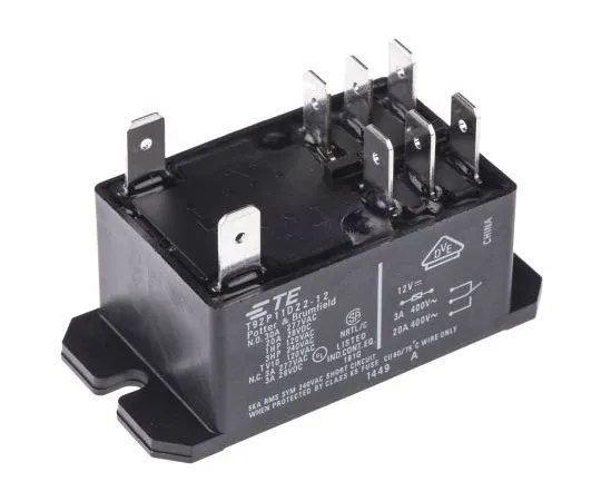 63-7439-63　TE ConnectivityT92 DPDT Non-Latching Relay Flange Mount, 12V dc Coil, 30A　T92P11D22-12 5-1393211-3