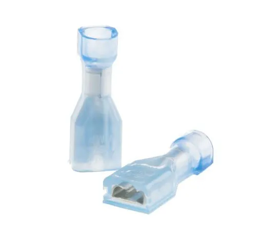 63-7445-77　TE Connectivity Ultra-Fast Plus .187 Series Blue Insulated Crimp Receptacle, 4.75 x 0.81mm, 1.3mm² to 2mm², 16AWG to　3-520412-2