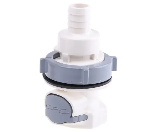 63-7491-26　Straight Male Hose Coupling Coupling Body - Valved, Panel Mount, PSU　HFCD16835