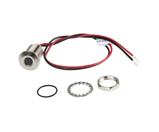 63-7371-20　RS PRO White EMC Panel LED, 21.6 → 26.4 V dc, 10mm Mounting Hole Size, Lead Wires Termination, IP67　139-3363