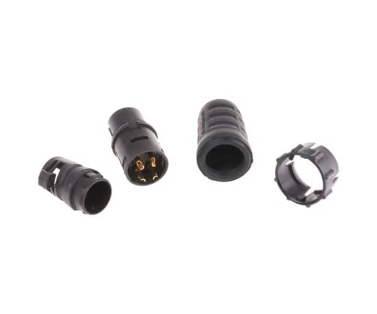 63-7431-46　Switchcraft EN3 Series Cable Mount Connector, 4 contacts Socket　EN3C4FX