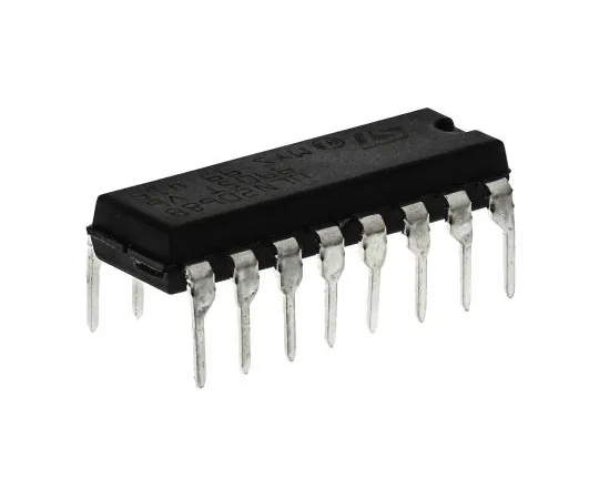 63-7362-02　STMicroelectronics ULN2068B Quad NPN Darlington Pair, 1.75 A 50 V, 16-Pin PDIP　ULN2068B