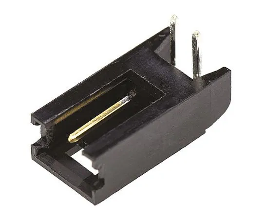 63-7438-28　TE Connectivity AMPMODU MOD II, 2 Way, 1 Row, Right Angle PCB Header　280377-2