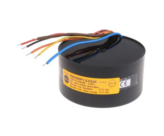 63-7432-96　2 Output Toroidal Transformer, 300VA, 2 x 35V ac　0300P1-2-035K