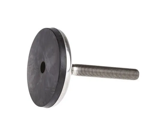 63-7541-51　Nu-Tech Engineering Stainless Steel Adjustable Feet A105/022 100mm Dia. 138mm 1000kg Static load Capacity ,100mm M16　A105/022