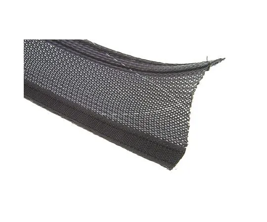 63-7391-03　Alpha Wire Expandable Braided PET Black Cable Sleeve, 50.8mm Diameter, 7m Length　ZGRP11/2 BK008