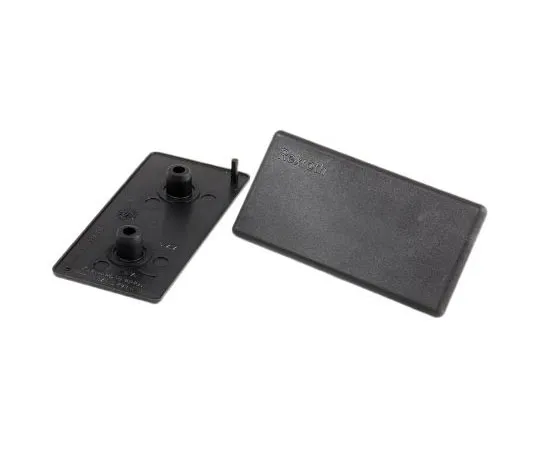 63-7520-36　Bosch Rexroth Black PP Rectangular End Cap 45 mm, 90 mm strut profile , Groove 10mm　3842548757