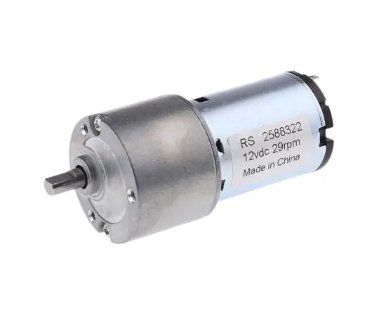 63-7454-27　RS Pro, 12 V dc, 300 mNm DC Geared Motor, Output Speed 29 rpm　258-8322