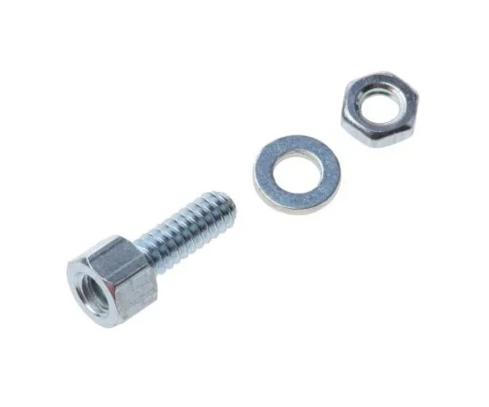 63-7406-69　3M 3341 Series, UNC 4-40 Screwlock, Kit Contains Jack Sockets x 2 / Lock Washers x 2 / Spacers x 2 / 4-40 Nuts x 2　3341-1S