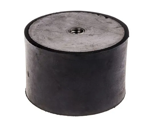 63-7392-70　RS PRO 50mm Shock Mount M10 75mm Diameter 417.7kg Compression Load, Female to Female Natural Rubber　171-2636