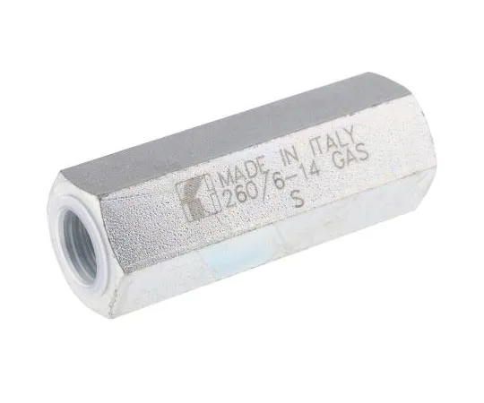 63-7465-36　RS PRO Steel Hydraulic Non-Return Valve, G 1/4, 15L/min　283-8295