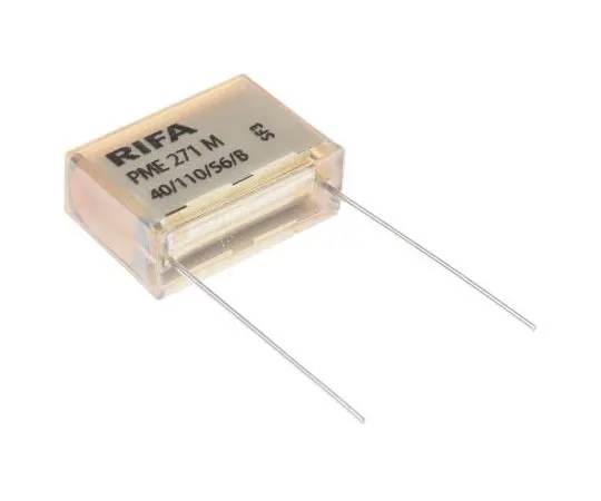 63-7485-13　KEMET Paper Capacitor 220nF 275V ac ±10% Tolerance PME271M Through Hole +110°C　PME271MD6220KR30