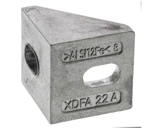 63-7448-12　FlexLink Beam Angle Bracket, strut profile 22 mm, 44 mm, Groove Size 5.5mm　XDFA 22 A