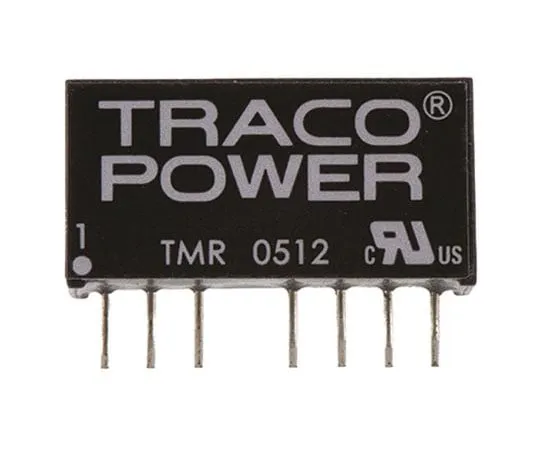 63-7540-86　TRACOPOWER TMR 2 2W Isolated DC-DC Converter Through Hole, Voltage in 4.5 → 9 V dc, Voltage out 12V dc　TMR 0512