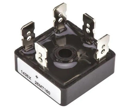 63-7435-82　Vishay VS-26MT160, 3-phase Bridge Rectifier, 25A 1600V, 5-Pin D 63　VS-26MT160