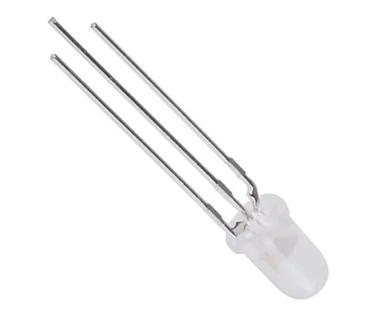 63-7391-97　1.9 V, 2.2 V Green & Red LED 5mm Through Hole, Broadcom HLMP-4000　HLMP-4000