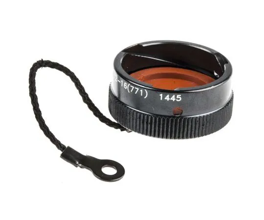 63-7479-99　Amphenol 62GB Series MIL-DTL-26482 Plug Dust Cap, Shell Size 16, with Zinc Cobalt Finish　62LC-812-16(771)