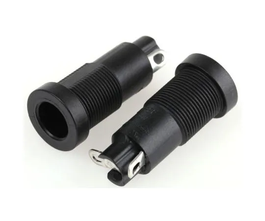 63-7500-04　Schurter FEF Series 10A Slotted Cap Panel Mount F*** Holder for 5 x 20mm F***, PC2, IP40　31.1081