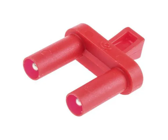 63-7537-14　Red Male Banana Plug 45 V ac, 60 V dc　423-3125