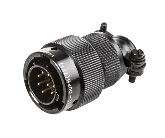 63-7479-79　Amphenol 62LC Series Cable Mount Connector, 8 contacts Plug　62LC-16F12-08PN(771)