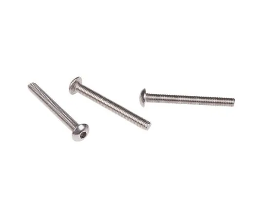 63-7481-91　RS PRO M5 x 40mm Hex Socket Button Screw Plain Stainless Steel　304-4766