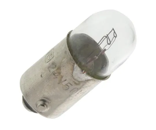 63-7504-95　BA9s Indicator Light, Clear, 24 V, 50 mA, 10000h　360-7705