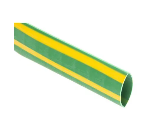 63-7460-75　RS Green/Yellow Halogen Free Heat Shrink Tubing 19.1mm Sleeve Dia. x 1.2m Length 2:1 Ratio　268-5035