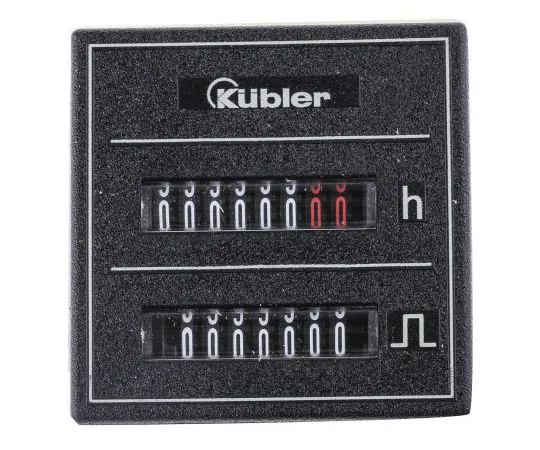 63-7476-43　Kubler Hour Counter, 7 digits, Screw Connection, 10 → 30 V dc　3.550.401.351