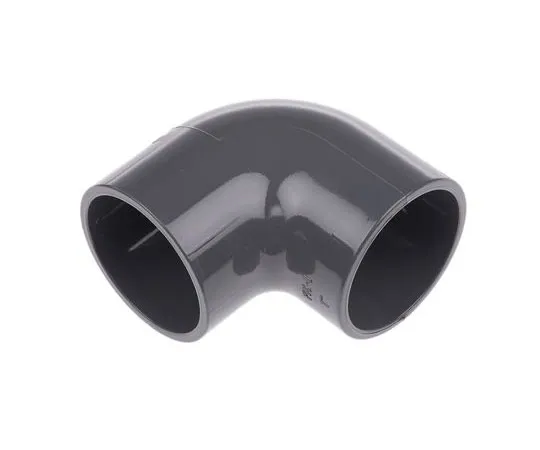63-7425-91　Georg Fischer 721101108 90° Elbow PVC Pipe Fitting, 25mm dia.　721101108