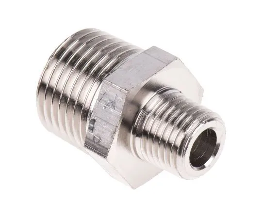 63-7510-54　Legris LF3000 20 bar Brass Pneumatic Straight Threaded Adapter, R 1/4 Male Male　0900 13 21