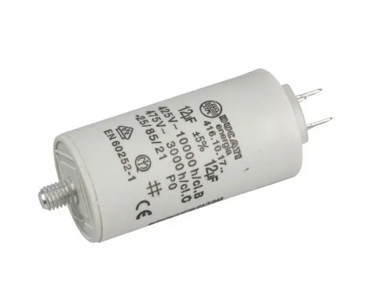 63-7519-75　Ducati Energia 12μF Polypropylene Capacitor PP 450V ac ±5% Tolerance Stud Mount 4.16.10 Series　4.16.10.17.64