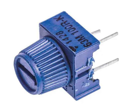 63-7379-37　100Ω Through Hole Trimmer Potentiometer 0.5W Top Adjust Vishay 63M Series　M63M101KB30T607
