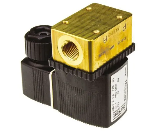 63-7482-85　Burkert Solenoid Valve 125301, 2 port , NC, 24 V dc, 1/4in　125301