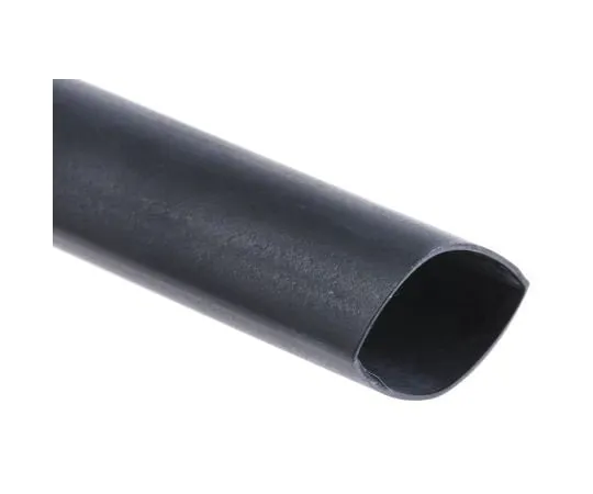 63-7425-28　RS PRO Black Halogen Free Heat Shrink Tubing 12.7mm Sleeve Dia. x 1.2m Length 2:1 Ratio　211-6258