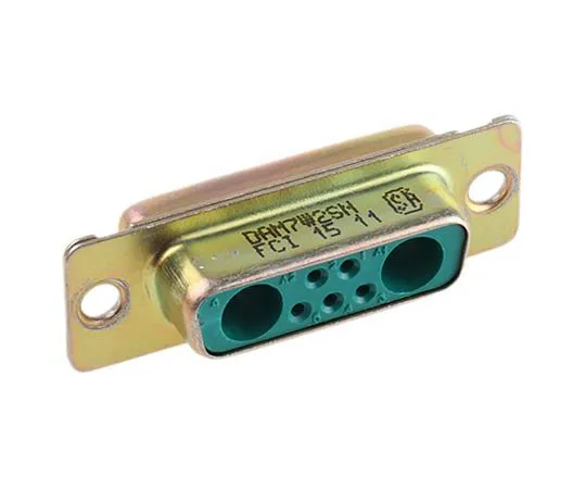 63-7382-29　Amphenol FCI DMW Series Panel Mount, 7 Pin Solder D-sub Connector Socket, Shell Size A Mixed Contact D-Sub　DAM7W2SN