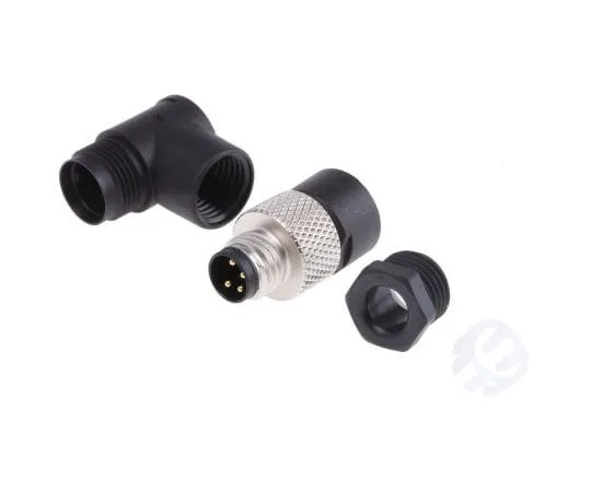 63-7486-09　Binder 768 Series M8 Cable Mount Connector, 4 contacts Plug　99 3387 0 004