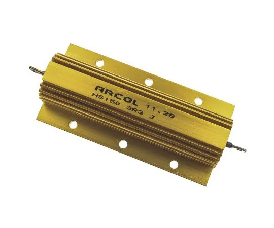 63-7483-88　Arcol HS150 Series Aluminium Ho***d Axial Wire Wound Panel Mount Resistor, 3.3Ω ±5% 150W　HS150 3R3 J