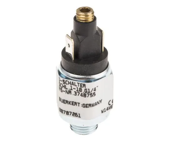 63-7512-86　Burkert Differential for Air, Hydraulic Fluid, Oil Emulsion, Water Pressure Sensor, 10bar Max Pressure Reading , G1/4　787261