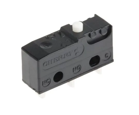 63-7381-82　SPDT-NO/NC Button Microswitch, 6 A @ 250 V ac　DB1C-A1AA