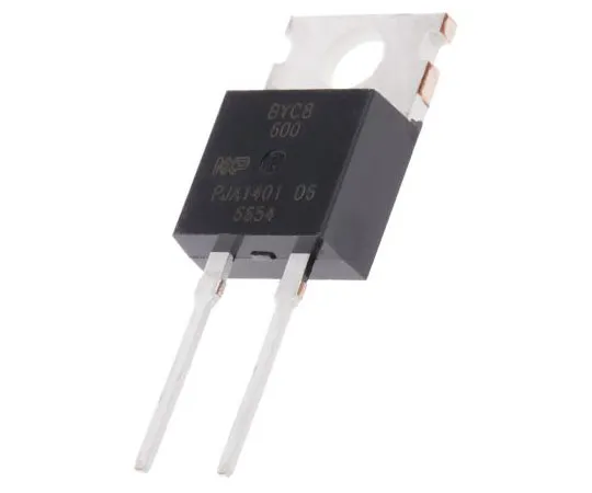 63-7360-59　WeEn Semiconductors Co., Ltd 600V 8A, Silicon Junction Diode, 2-Pin TO-220AC BYC8-600,127　BYC8-600,127