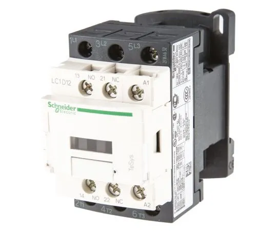 63-7522-32　Schneider Electric 3 Pole Contactor, 12 A, 230 V ac Coil, TeSys D, 3NO, 5.5 kW　LC1D12P7