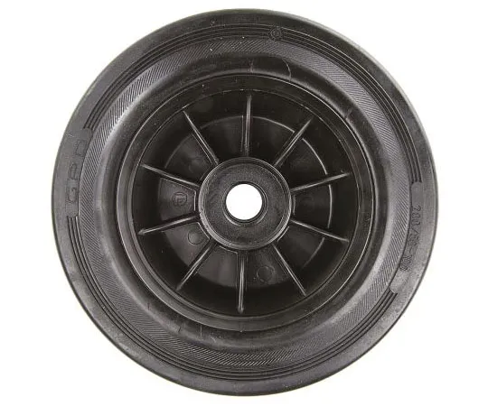 63-7461-87　LAG Black Rubber Castor Wheels 13136, 205kg　13136