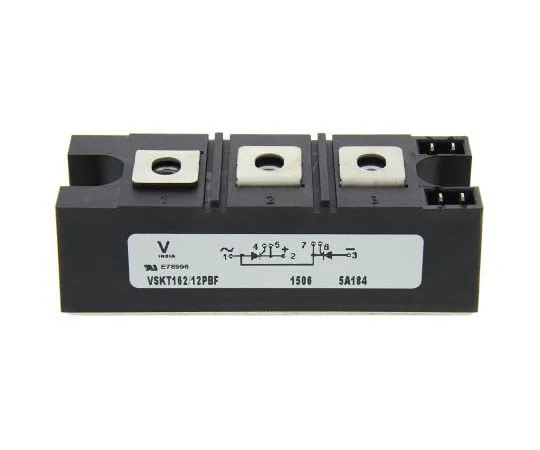 63-7524-09　Vishay, VSKT162/12PBF, Dual Thyristor Module, IGBT, 160A 1200V, 7-Pin INT-A-PAK　VSKT162/12PBF
