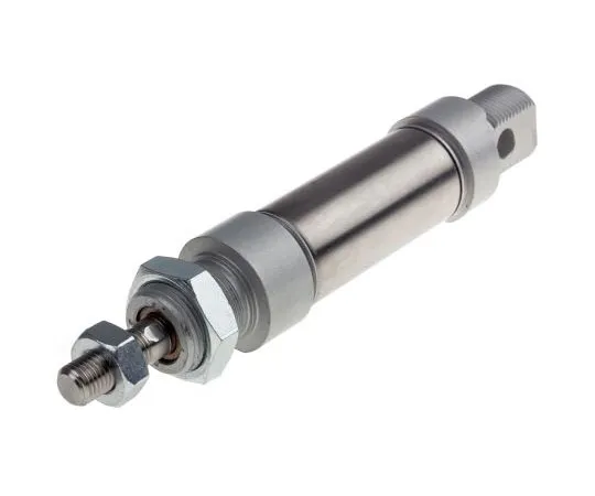 63-7481-27　RS PRO Pneumatic Roundline Cylinder 25mm Bore, 25mm Stroke, ISO 6432 Series, Single Acting　304-3347