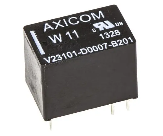 63-7451-66　TE Connectivity SPDT Non-Latching Relay PCB Mount, 24V dc Coil, 1A　V23101D7B201