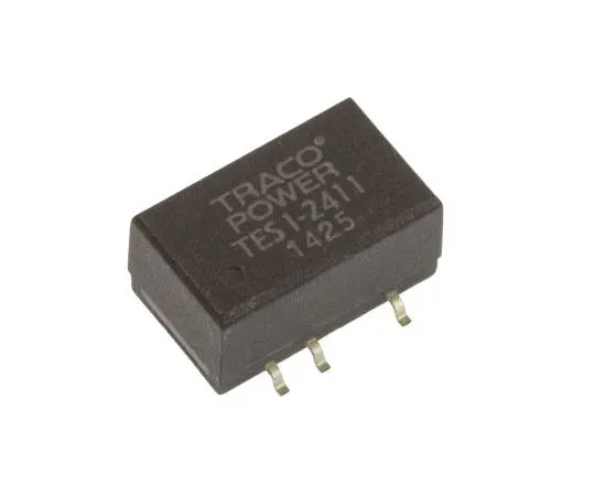 63-7357-68　TRACOPOWER TES 1 1W Isolated DC-DC Converter Surface Mount, Voltage in 21.6 → 26.4 V dc, Voltage out 5V dc　TES 1-2411