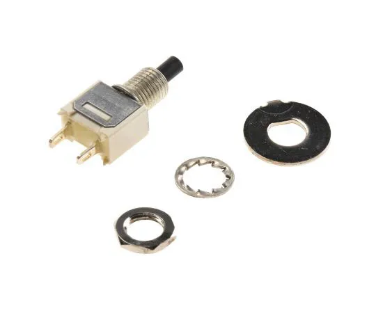 63-7512-22　APEM Single Pole Single Throw (SPST) Momentary Miniature Push Button Switch, 4.9 (Dia.)mm, Panel Mount, 20/48V ac　ZP33S0101