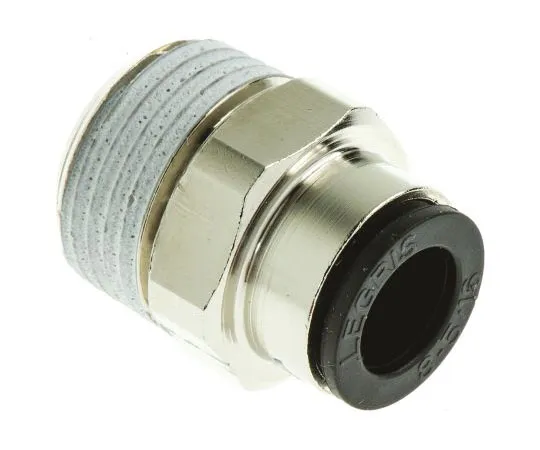 63-7458-42　Legris Pneumatic Straight Threaded-to-Tube Adapter, R 3/8 Male, Push In 8 mm　3175 08 17