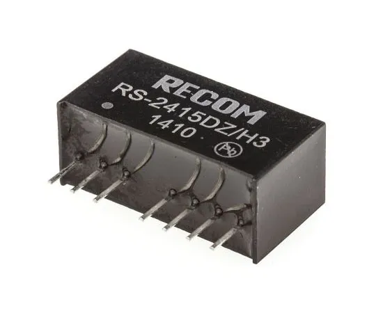63-7356-54　Recom RS 2W Isolated DC-DC Converter Through Hole, Voltage in 9 → 36 V dc, Voltage out ±15V dc　RS-2415DZ/H3